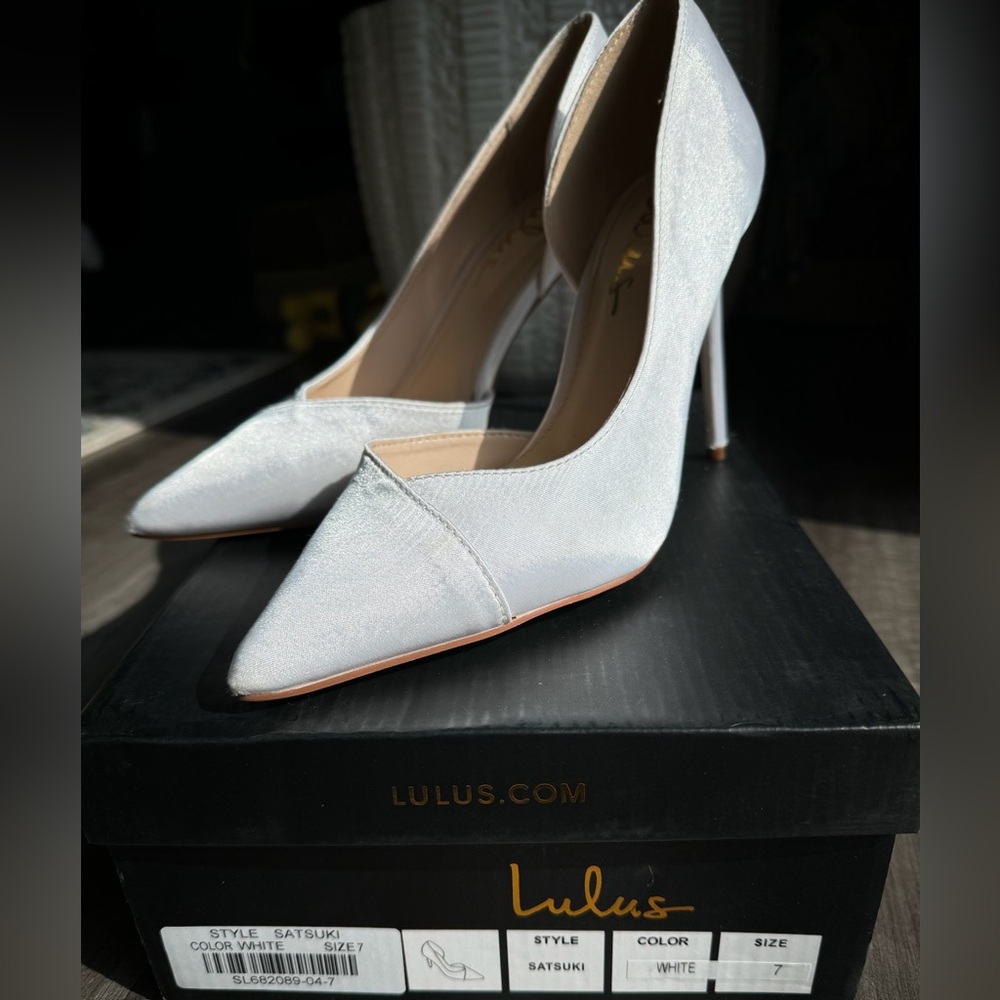 Satin Lulus Heels